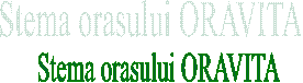 Stema orasului ORAVITA